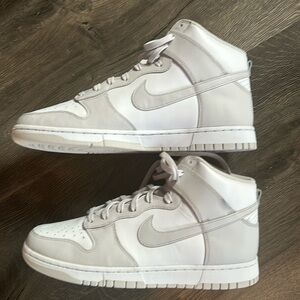 Nike Dunk High Retro
 13 US. 12 UK
Style #DD1399-100
Color: White /Vast Grey
